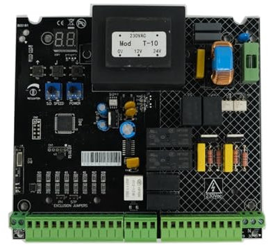 Carte de commande de portail double automatique à courant tif PCB LED for ouvre-porte à double battant avec télécommande Pour portail battant, porte coulissante(1 board)