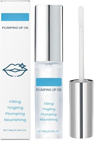 Balsamo labbra volumizzante, olio labbra volumizzante da donna, adatto al trucco labbra coreano, trattamento a lunga durata, idratante e nutriente.