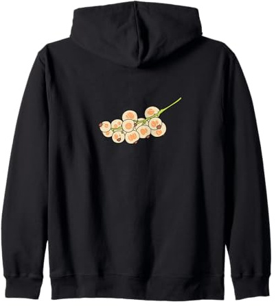 Grosella blanca dulce fruta de verano Sudadera con Capucha