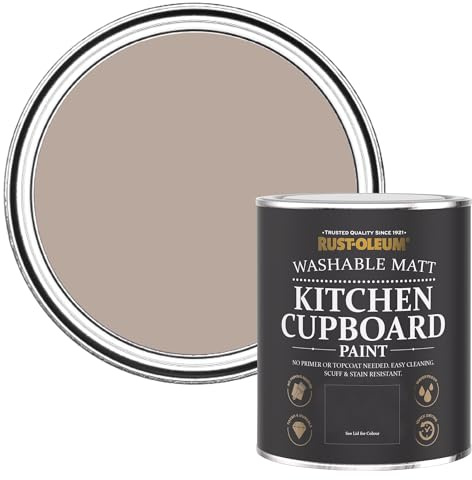 Rust-Oleum Kitchen Wood, Cupboard and Cabinet Paint in Matt Finish - Oatfield 750ml