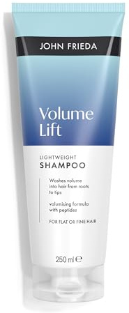John Frieda Volume Lift Lightweight Shampoo 250ml. Fine Hair Care for Body, Bounce and Soft Feel