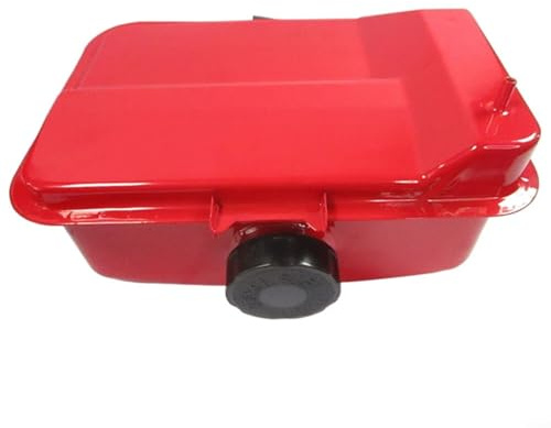 Serbatoio carburante diesel rosso per motori raffreddati ad aria 170F, 173F, 178F, 186F, 192F, ad alta resistenza, adatto per piccoli macchinari e motozappe, contenitore resistente alle perdite, per
