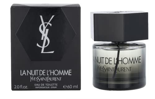 Yves Saint Laurent La Nuit Da L'homme Eau de Toilette Spray für Herren, 57 ml