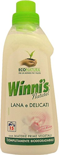 16 x winni' S Manos & Lavadora líquido lana Flores de Rosa 15 lavados 750 ml