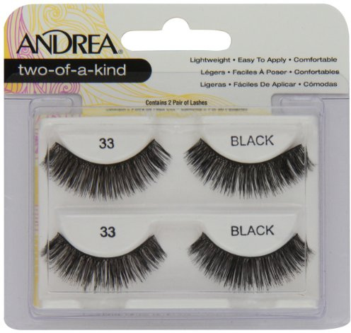 Andrea Twin Pack Lashes, #33, 0.04 Pound