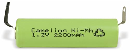 Camelion NiMH Akku Mignon (AA) mit 2200mAh und U-Lötfahne im Kunststoffmantel