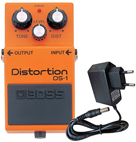 Boss DS-1 Distortion Pedal Keepdrum 9 V strömförsörjning