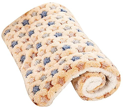 Fleece Hundedecke Katzendecke Super Softe Warme und Weiche Hundematte für Haustier Hund und Katze