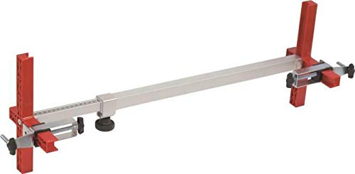 TRIUSO Türfutterstrebe, Rot, 565-1010 mm, Aluminium, Estándar, HARDWARE_CLAMP_VISE