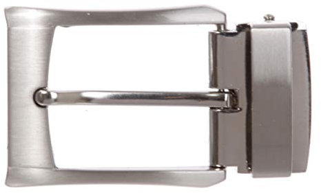 Nickelfreie 35 mm Klemm-Gürtelschnalle für Ersatz oder Lederhandwerk - Silber - Einheitsgröße