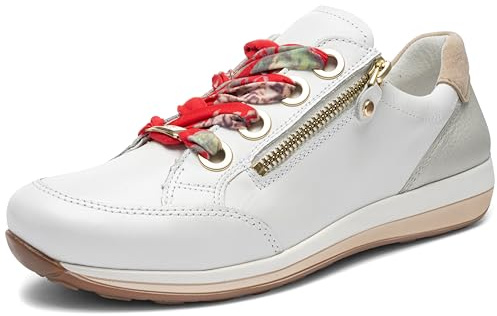ARA Osaka, Zapatillas Mujer, Blanco (Weiss, Weissgold/Camel 79), 40 EU