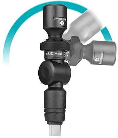 Saramonic Ultrakompaktes, omnidirektionales Kondensatormikrofon für Smartphones, Tablets und Computer (SmartMic UC Mini)