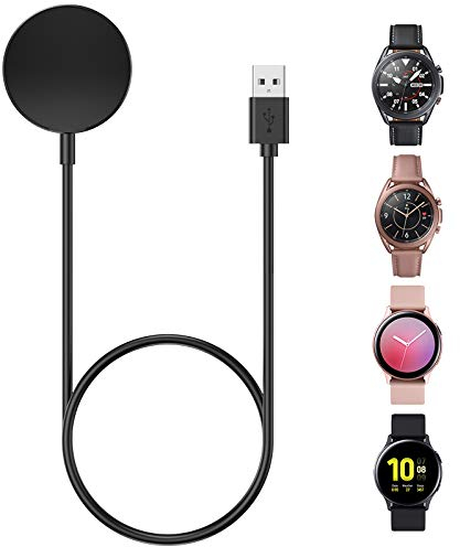 CAVN Ladegerät Kompatibel mit Samsung Galaxy Watch 7/7 Ultra/6/6 Classic /5/4 /FE/3/2/Active Induktive Ladekabel, 3.3ft USB Ladestation Schnell Aufladekabel für Galaxy Watch 7 7 Ultra 6 5 4 3 2 FE