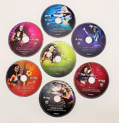 Zumba Exhilarate 7 DVD's inkl. Ernährungsberater
