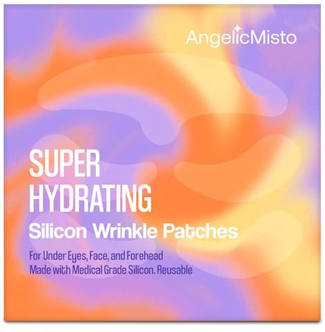 IMOSTYSilicone Face Patches, Under Eye Patches, Forehead Wrinkle Patches, Anti Wrinkle Patches, Silicone Patches for Wrinkles, Reusable Silicone Wrinkle Patches for Under Eyes, Face, and Forehead