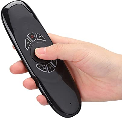 SYH&AQYE Telecomando Universale per Mouse Fly TV, USB 2.4G Motion Sensing Mini Fly Mouse Keyboard Remote, Controller Tastiera Retroilluminato a LED per TV Box, PC, TV, Proiettore