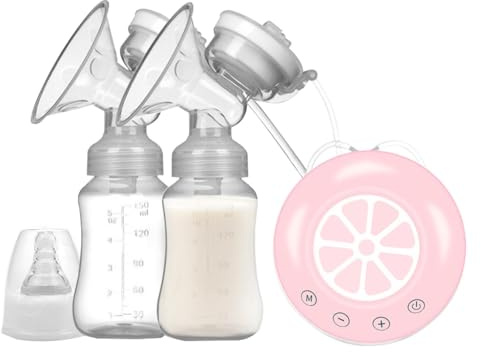 Elektrisk bröstpump, mjölkpump, amningsmaskin, bärbar bröstpump, mjölkningsmaskin Elektrisk, effektiv och bekväm pumpande anti-backflow design för resor hem