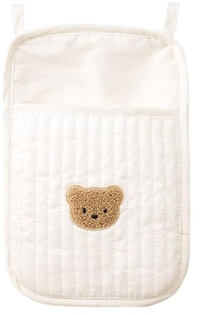 Organizer für Kinderbett | Aufbewahrungstasche für Kinderbett mit 2 Taschen | Zubehör für Kinderbett | Zubehör für Kinderbett | Zubehör für Babybetten