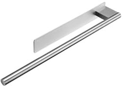 Toallero Adhesivo HOPE G.O. 39 cm - Acero Inoxidable 304 Cepillado - Fijación Extrafuerte con Repuesto - Sin Taladro, Fácil de Instalar - Diseño Minimalista para Baño y Cocina, Superficies Lisas