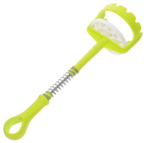 BEBEMOKO Automatic Potato Press Kitchen Masher Potato Presser for Baking and Cooking Spring Push Type for Making Easy to Use and Clean Random Color