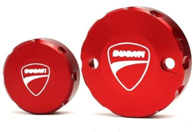 Reservoir Fluid Cover Bremsflüssigkeitsbehälter Vorne Kupplung Bremsflüssigkeit Zylinder Kappe Für V4 V2 Panigale 1299 1199/S/R 959 899 Motorrad CNC Hintere Bremse Reservoir Abdeckung