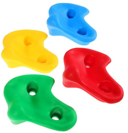 SUPVOX 4piezas Escalando Rocas De Juguete Conjunto De Agarre para Pared Interior y Exterior para Niño Patio De o Patio Trasero Mejorar La Coordinación y Trepar