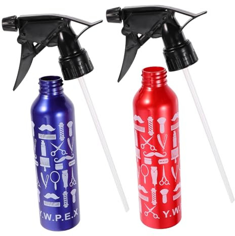 MAJORMENCH 2 Botellas de Spray para Peluquería de Pet Rojo, Pulverizador de Líquidos Ahorro de Mano de Obra, Adecuado para Salón y Barbería, Paquete de 2 Piezas