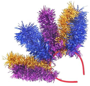 Javoryxh Lametta-Haarbänder, Cosplay, handgefertigt, Haar-Accessoires für Damen, Maskerade, Kopfschmuck, Karneval, Kunstdekorationen