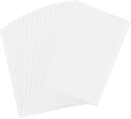 Shuqio Lot de 15 pochoirs de peinture pour décoration murale - Papier stencil réutilisable - Plastique - Bricolage - Meubles en bois faits à la main - Revêtement de sol