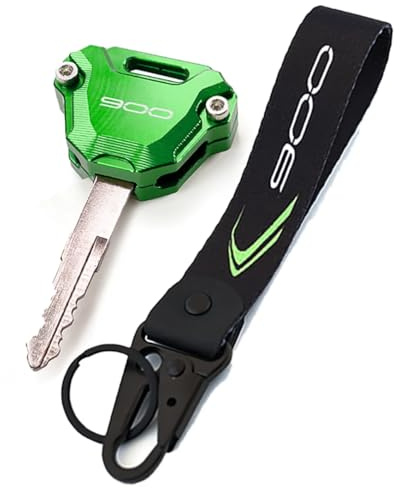 Motocicleta Accesorios para Z900 RS SE 2025 2024 2023 Z900SE Z900RS Z 900 2017-2022 Carcasa para llave Protección contra arañazos Funda protectora y llavero Protección Llavero (Verde)