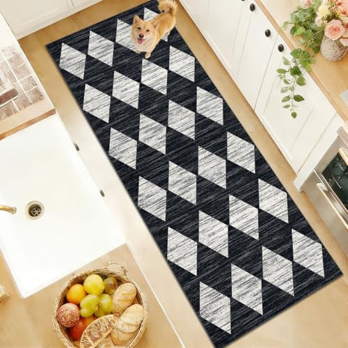 TFEHXYZU Tappeto Cucina Antiscivolo Lavabile Tappeto Corridoio Lungo 60 x 280cm Tappeto Ingresso Interno Tappeto Runner Cucina Tappeto Moquette Tappeto Passatoia per Cucina Corridoio Camera