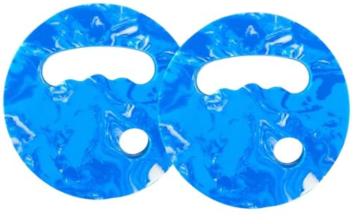 Tavola da nuoto a mano – Set di 2 pastiglie da allenamento per piscina in EVA facili da afferrare, disco da nuoto a mano, per sport all'aria aperta, esercizi acquatici, vacanze