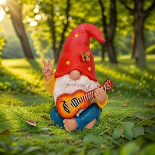 Nain de Jardin Humoristique Design Figurine Gnome Farceur en Résine