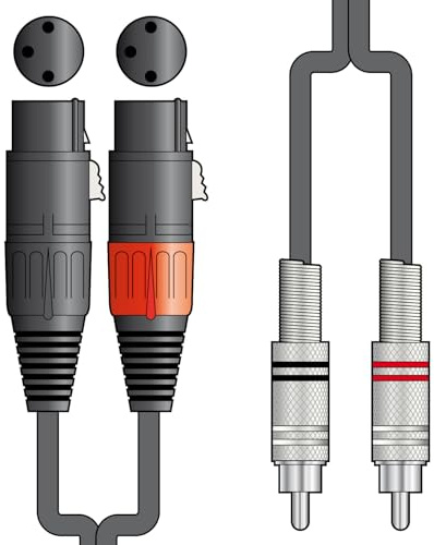 Chord 2R-2XF300 - Cavo doppio RCA a XLRF