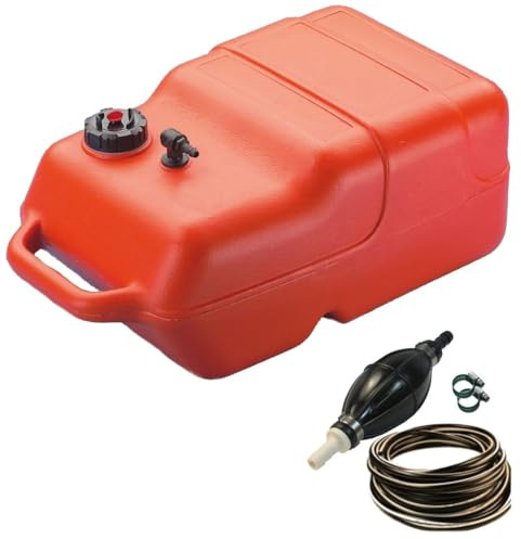 Daniboot 22 Liter Benzintank mit Pumpball und Benzinschlauch, Universell, Kunststoff, Tank, 81319031