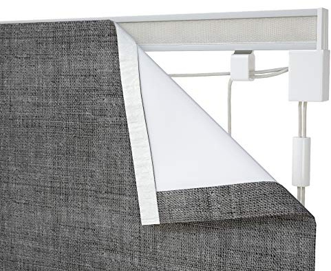 Speedy Corded Aluminium Roman Blind Kit, Satin Silver, 150 Cm