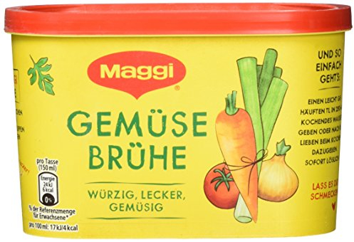 Maggi Gemüse Brühe, Universal-Würzmittel mit natürlichen Zutaten, 1er Pack (1 x 288g)