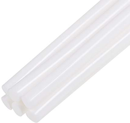 uxcell 6pcs Mini Hot Glue Sticks for Glue Gun 0.27 x 4 Inch Small Glue Sticks, 7 x 100mm White
