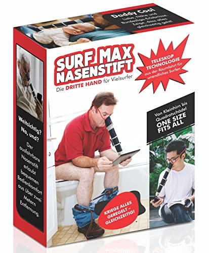 PimpMyPresent Surf Max - Matita per naso, la divertente confezione regalo, confezione regalo