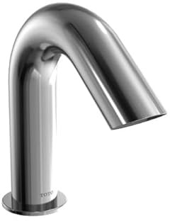 TOTO Standard R ECOPOWER 0.5 GPM Touchless Bathroom Faucet with Mixing Valve, 10 Second On-Demand Flow, Polished Chrome - T28S51EM#CP