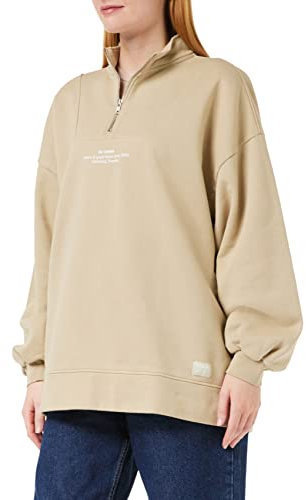 Dr. Denim Damen Miya Sweatshirt, Helles Khaki Wm, 46