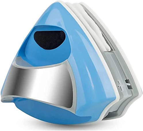 Samnuerly 15-25 mm großer Griffreiniger Glaswischer magnetisch, ABS-Schale/verschleißfestes Reinigungstuch/Silikonschaber doppelseitiger magnetischer Fensterreiniger,