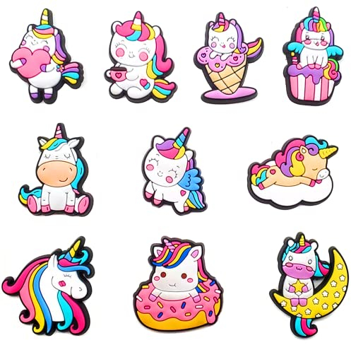 Schuhanstecker, 10 Stk Rosa Schuhclips Dekoration, DIY-Schuh Nadeln für Männer, Frauen und Jungen, Mädchen, Teenager, Erwachsene, Kinder Fußball