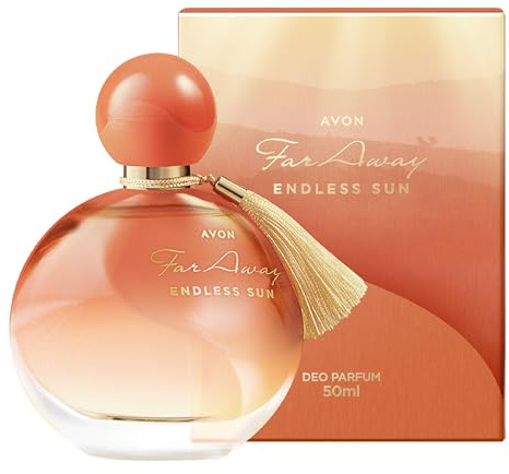 Avon Far Away Endless Sun Eau de Parfum 50ml, Floral, Fruity and Citrus Scent, Long Lasting Scent, Perfect for Any Occasion, Cruelty Free