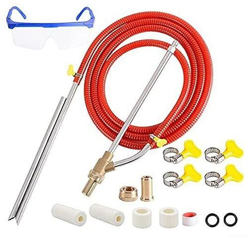 DAZZLEEX Sandstrahlstab Hochdruckreiniger-Strahl-Set, schnelle Demontage, 6,35 mm Schnellanschluss