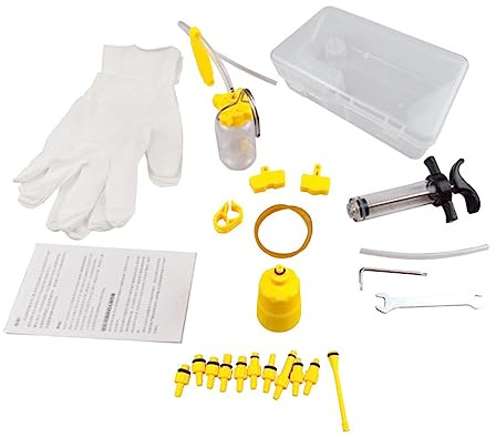 Yardwe Mountain Bike Brake Bleed Tool Kit Durable Mineral Oil Brake Filling Kit for Easy to Use Portable for Cycling Enthusiasts