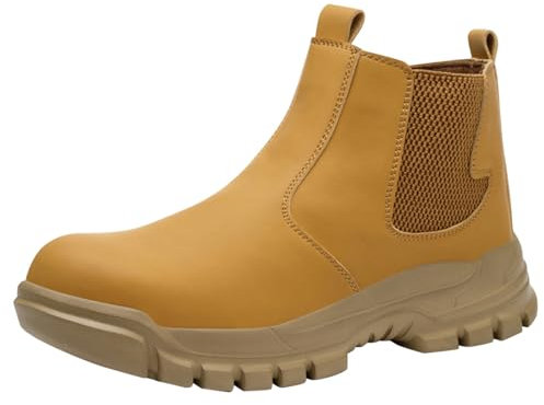 Scarpe antinfortunistiche da uomo per saldatore leggere scarpe da lavoro scarpe antinfortunistiche uomo donna S3 alte scarpe da lavoro impermeabili stivali di sicurezza punta in acciaio scarpe da