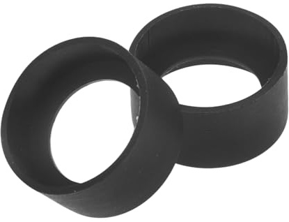 OKUMEYR Gummi Okularabdeckungen mit Mikroskope 2 Stück Breit Kompatibel Passend für 36-38mm Stereoskopokulare und Augenbelastung Schwarzem Okularschutz