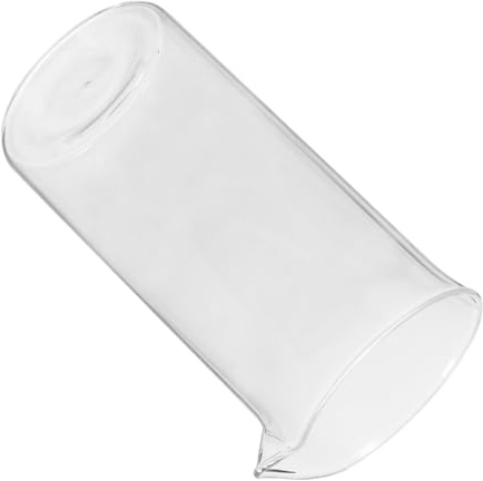 ULTECHNOVO Gobelet Verre 600 Ml pour Cafetière à Piston, Verre Résistant la Chaleur, Doseur à Café, Accessoires Expresso Polyvalents, Usage Thé et Café, Compatible Presse Française, Pichet