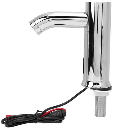 Aramox Automatic Sensor Faucet, Infrared Touchless Sink Faucet with Filter, Soft Water Dispensing for Commercial Bathroom, Easy Installation, G1/2 External Thread Design